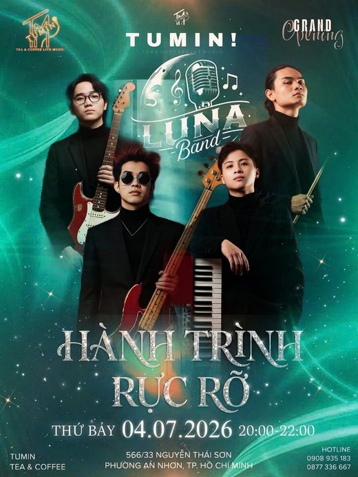 Poster đêm diễn của Luna Band — 2