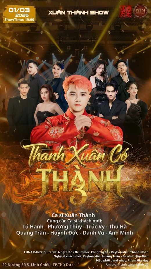 Poster đêm diễn của Luna Band — 3
